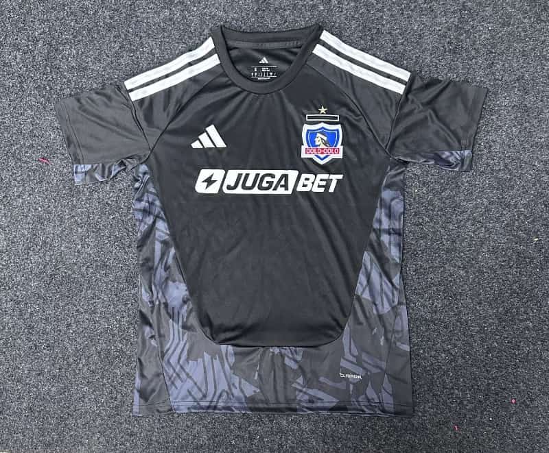 Thailand Quality(AAA) 2026 Colo Colo Goalkeeper Black Soccer Jersey