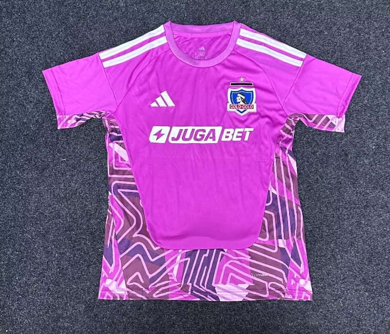 Thailand Quality(AAA) 2026 Colo Colo Goalkeeper Purple Soccer Jersey