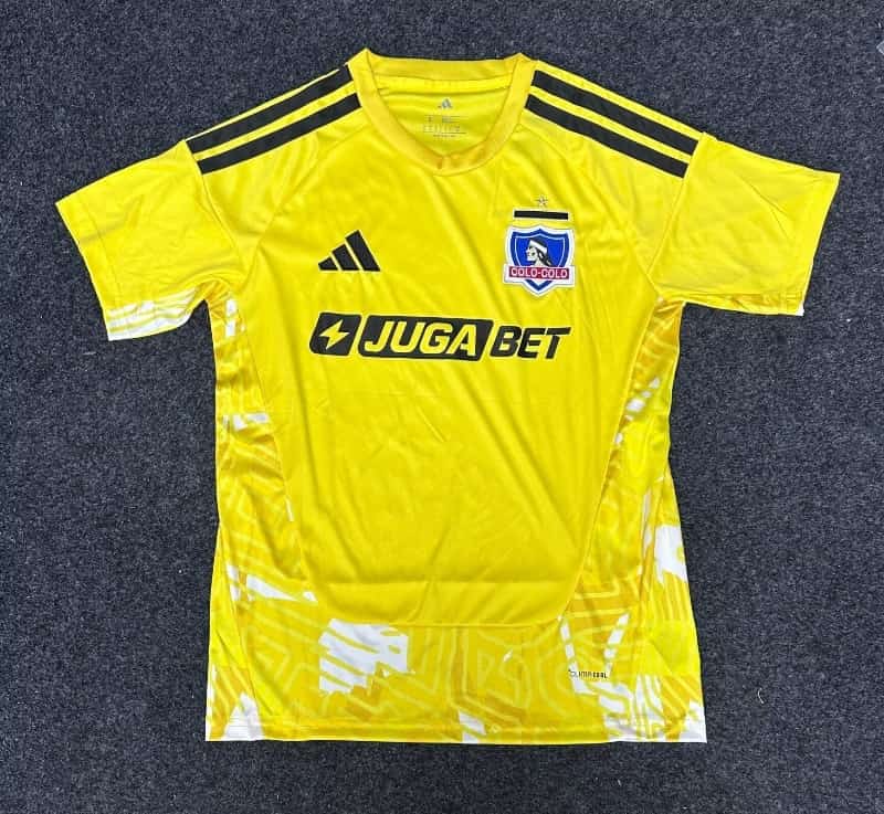 Thailand Quality(AAA) 2026 Colo Colo Goalkeeper Yellow Soccer Jersey