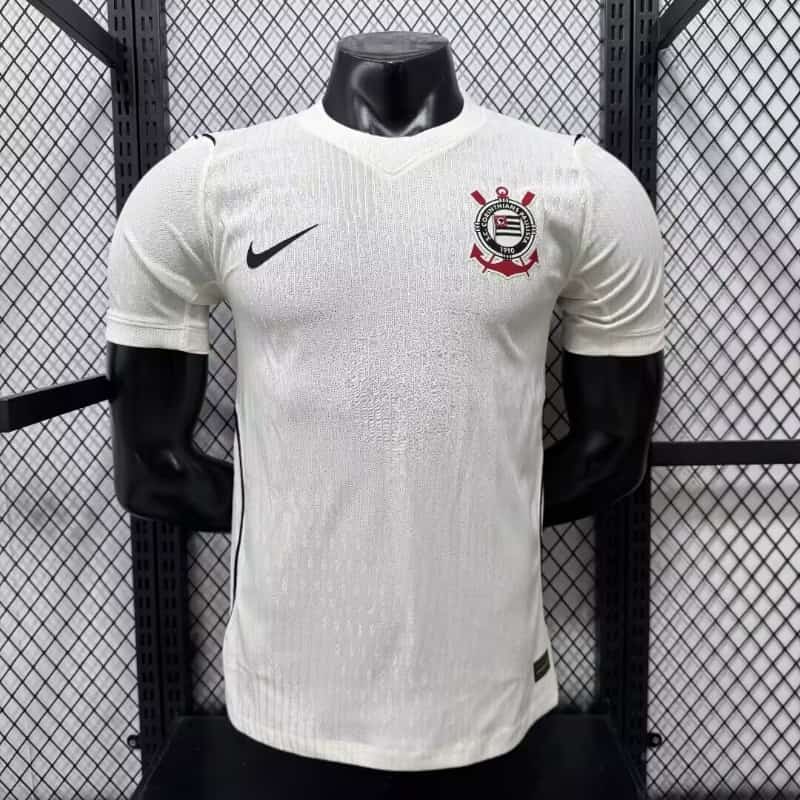 Thailand Quality(AAA) 2026 Corinthians Home Soccer Jersey (Player) Thailand Quality(AAA) 2026 Corinthians Home Soccer Jersey (Player)