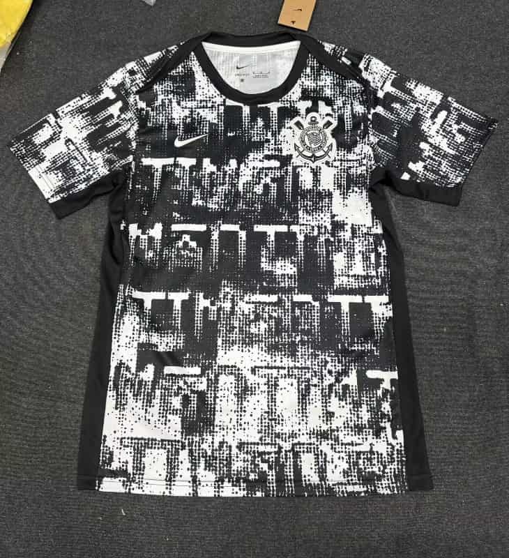Thailand Quality(AAA) 2026 Corinthians Training Soccer Jersey
