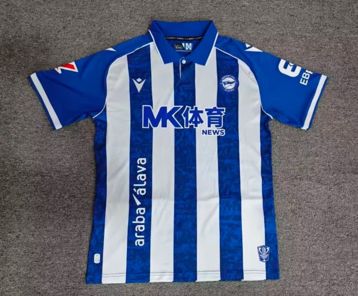 Thailand Quality(AAA) 26/27 Deportivo Alaves Home Soccer Jersey