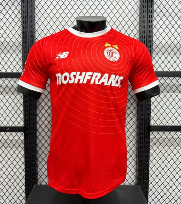 Thailand Quality(AAA) 26/27 Deportivo Toluca Home Soccer Jersey (Player) Thailand Quality(AAA) 26/27 Deportivo Toluca Home Soccer Jersey (Player)