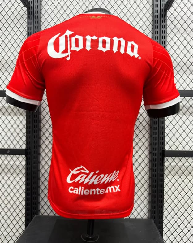 Thailand Quality(AAA) 26/27 Deportivo Toluca Home Soccer Jersey (Player)