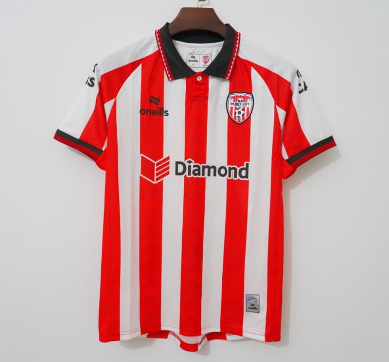 Thailand Quality(AAA) 26/27 Derry City Home Soccer Jersey