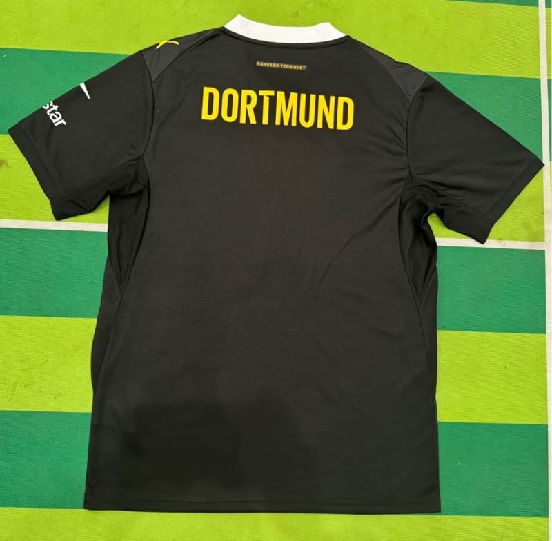 Thailand Quality(AAA) 26/27 Dortmund Away Soccer Jersey (Leaked)