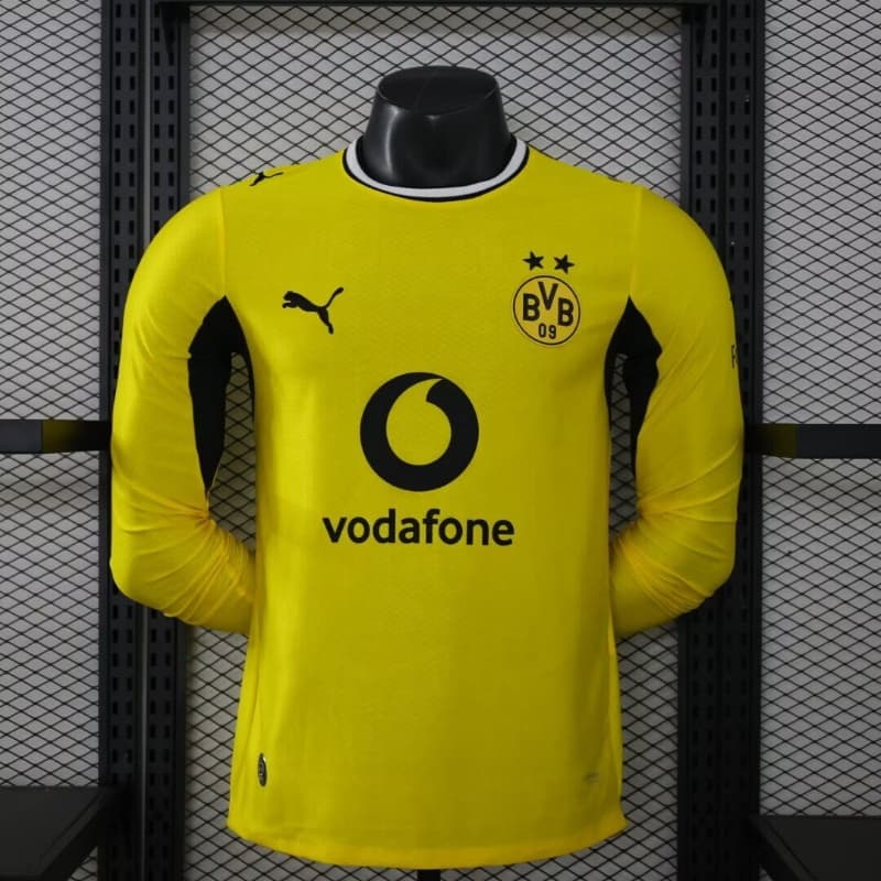 Thailand Quality(AAA) 26/27 Dortmund Home Long Sleeve Soccer Jersey (Player) Leaked