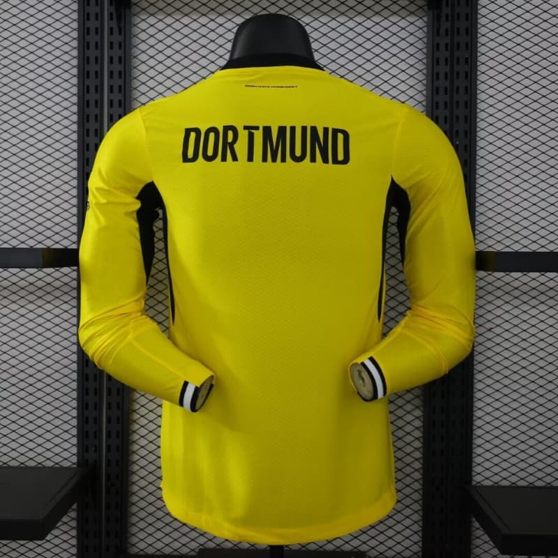 Thailand Quality(AAA) 26/27 Dortmund Home Long Sleeve Soccer Jersey (Player) Leaked