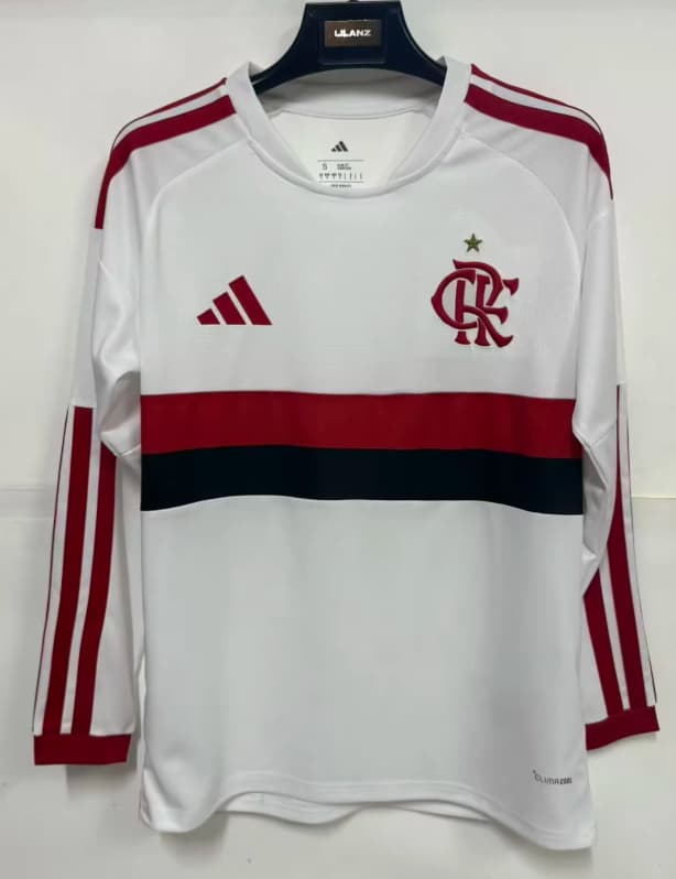 Thailand Quality(AAA) 2026 Flamengo Away Long Sleeve Soccer Jersey Thailand Quality(AAA) 2026 Flamengo Away Long Sleeve Soccer Jersey