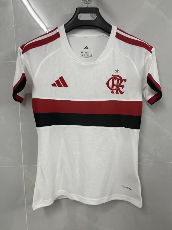 Thailand Quality(AAA) 2026 Flamengo Away Women Soccer Jersey