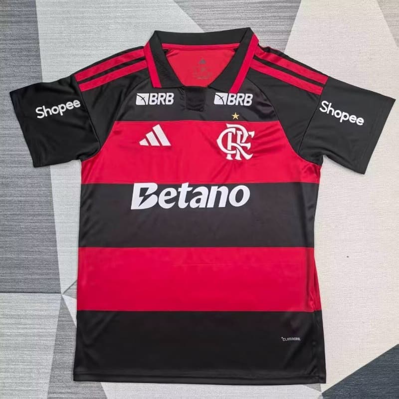 Thailand Quality(AAA) 2026 Flamengo Home Soccer Jersey With Sponsor