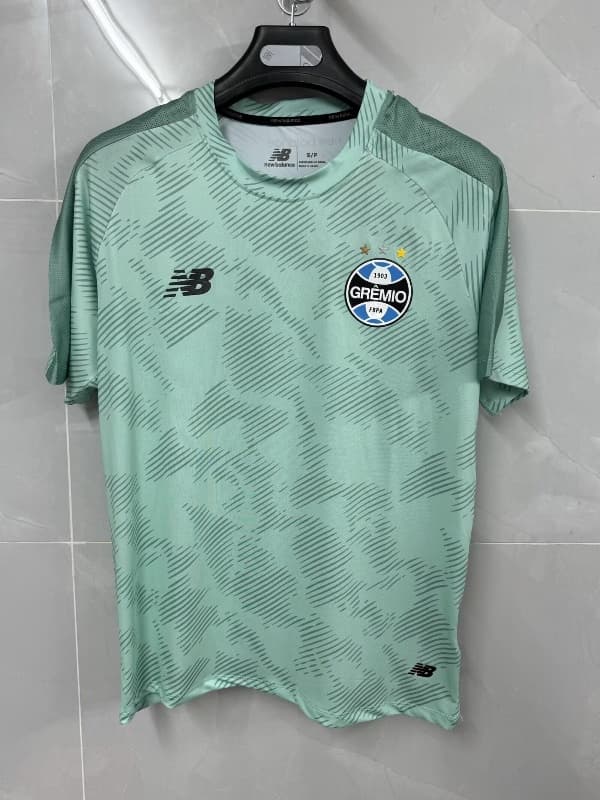 Thailand Quality(AAA) 2026 Gremio Goalkeeper Green Soccer Jersey Thailand Quality(AAA) 2026 Gremio Goalkeeper Green Soccer Jersey