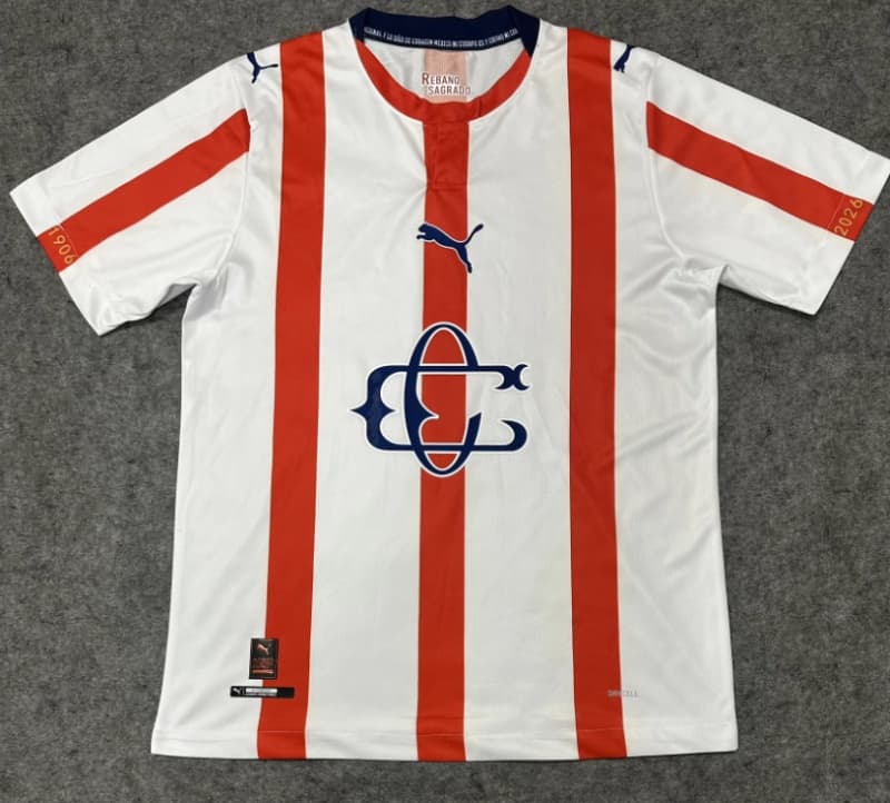 Thailand Quality(AAA) 26/27 Guadalajara 120th Anniversary Soccer Jersey