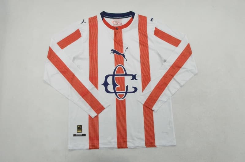 Thailand Quality(AAA) 26/27 Guadalajara 120th Anniversary Long Soccer Jersey(Player)