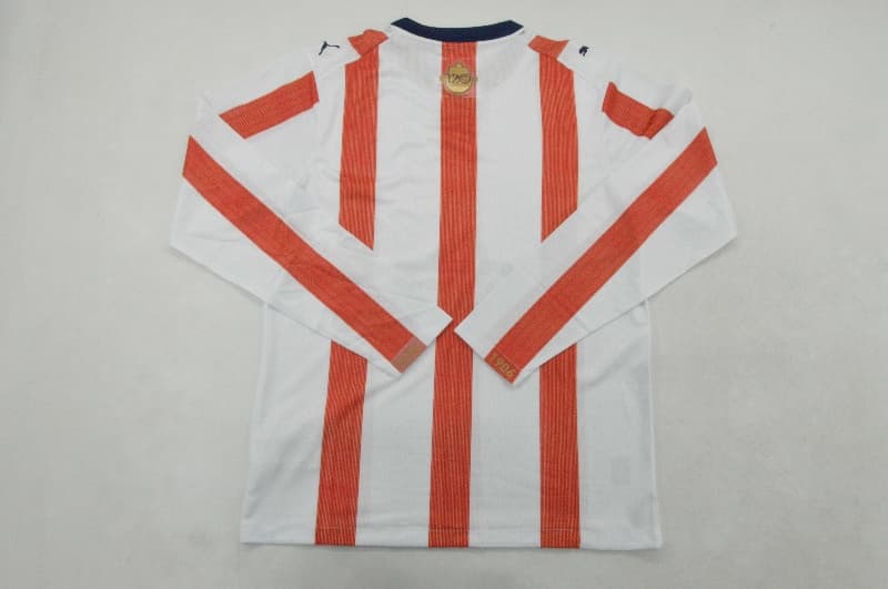 Thailand Quality(AAA) 26/27 Guadalajara 120th Anniversary Long Soccer Jersey(Player)