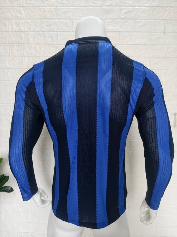 Thailand Quality(AAA) 25/26 Inter Milan Home Long Sleeve Soccer Jersey (Player) Leaked