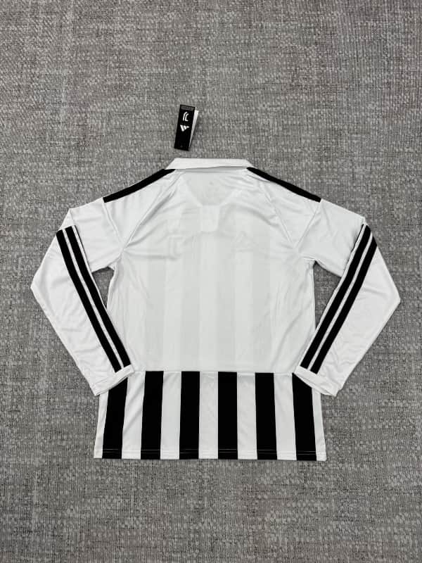 Thailand Quality(AAA) 26/27 Juventus Home Long Sleeve Soccer Jersey (Leaked)