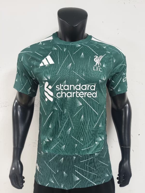 Thailand Quality(AAA) 26/27 Liverpool Goalkeeper Green Soccer Jersey (Player)