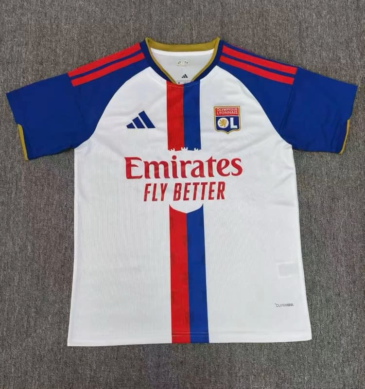 Thailand Quality(AAA) 26/27 Lyon Home Soccer Jersey