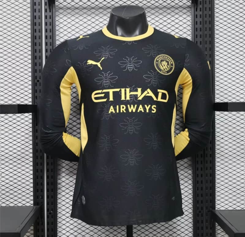 Thailand Quality(AAA) 26/27 Manchester City Away Long Sleeve Soccer Jersey (Player) Leaked Thailand Quality(AAA) 26/27 Manchester City Away Long Sleeve Soccer Jersey (Player) Leaked