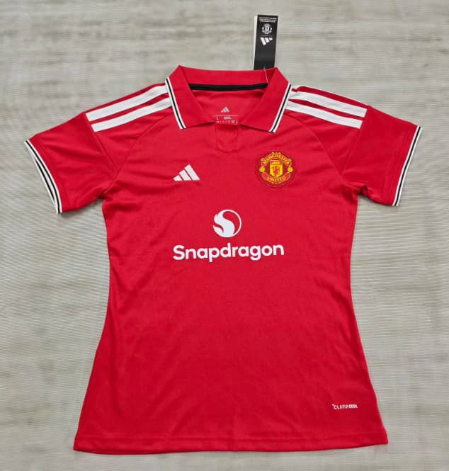 Thailand Quality(AAA) 26/27 Manchester United Home Women Soccer Jersey (Leaked)