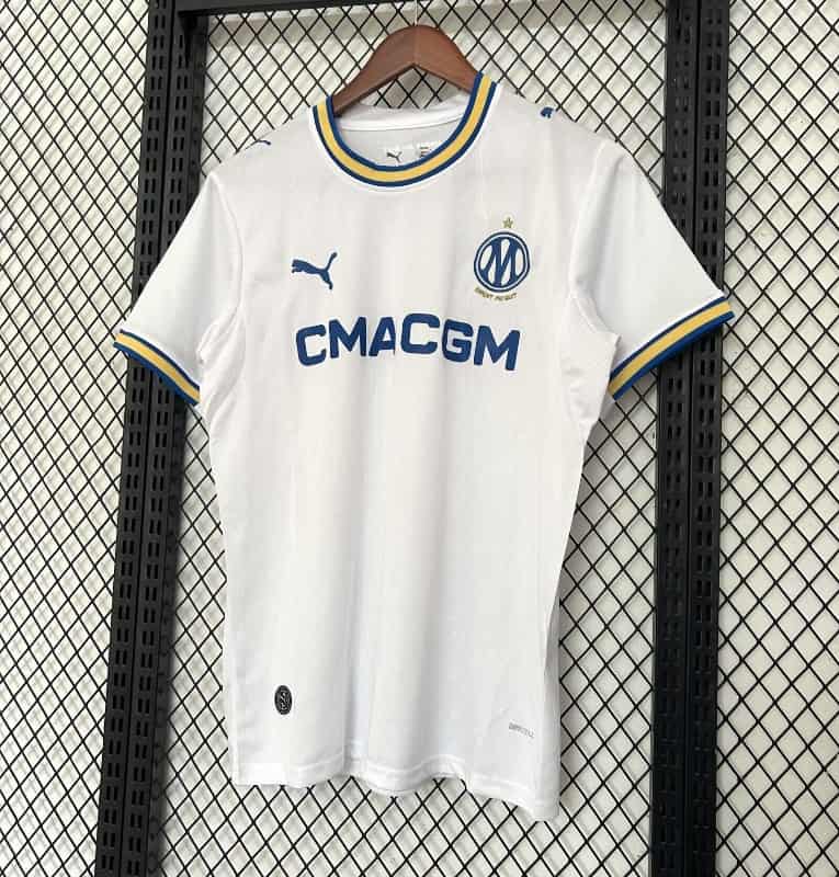 Thailand Quality(AAA) 26/27 Marseilles Home Soccer Jersey (Leaked) Thailand Quality(AAA) 26/27 Marseilles Home Soccer Jersey (Leaked)