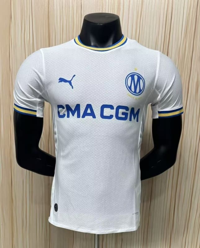 Thailand Quality(AAA) 26/27 Marseilles Home Soccer Jersey (Player) Leaked