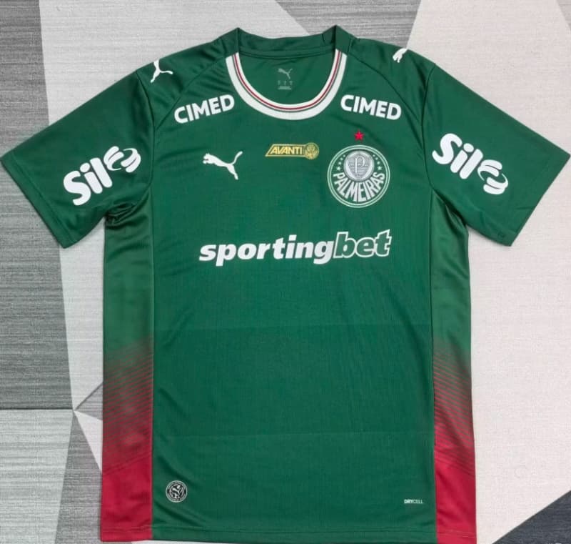 Thailand Quality(AAA) 2026 Palmeiras Home Soccer Jersey With Sponsor