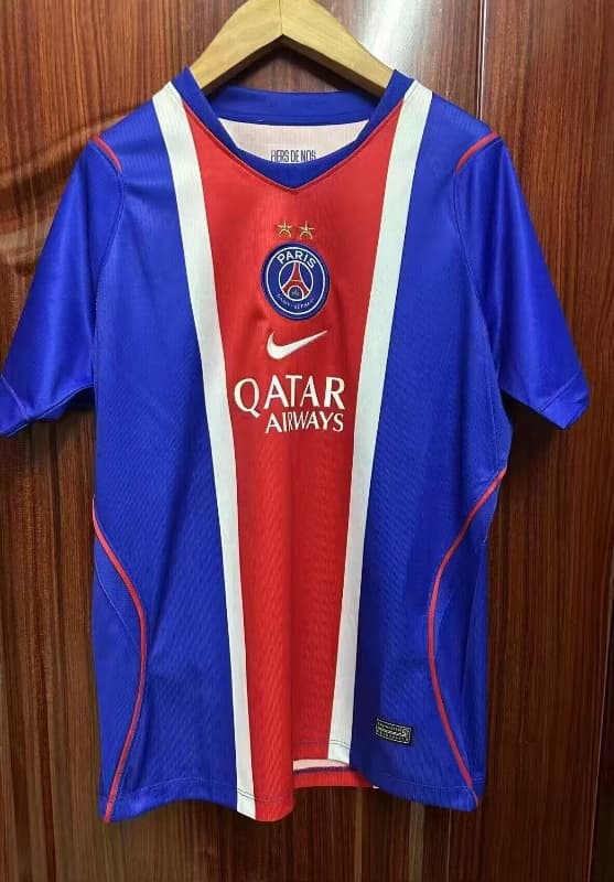 Thailand Quality(AAA) 26/27 Paris St Germain Home Soccer Jersey 2 Stars (Leaked)