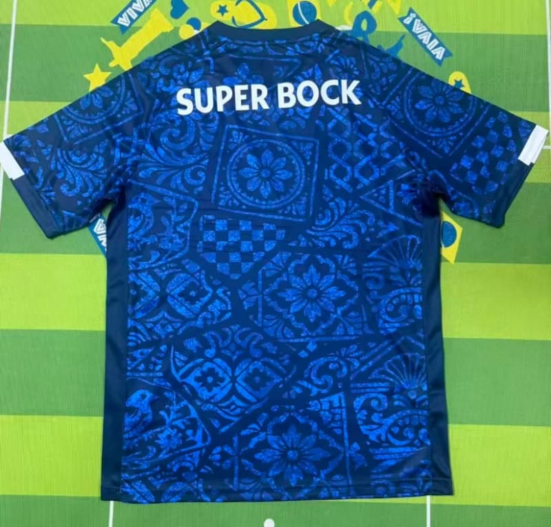 Thailand Quality(AAA) 26/27 Porto Dark Blue Soccer Jersey
