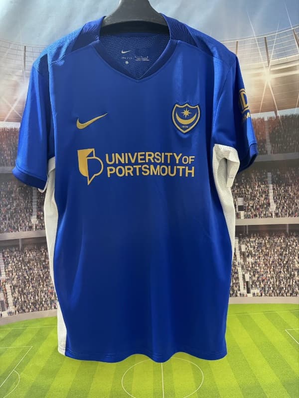 Thailand Quality(AAA) 26/27 Portsmouth Home Soccer Jersey