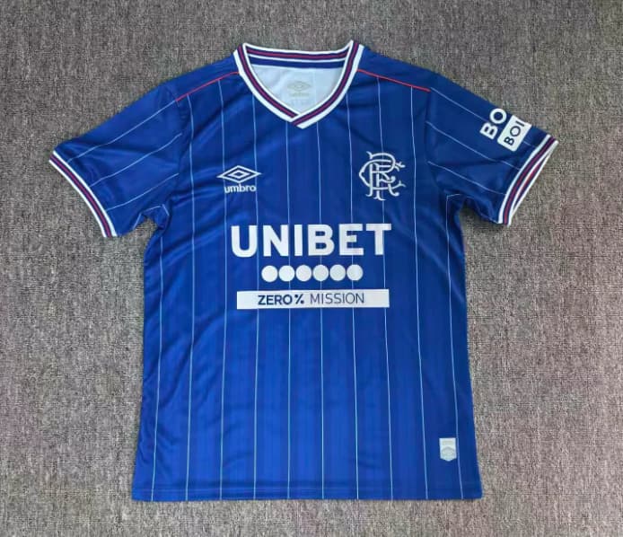 Thailand Quality(AAA) 26/27 Rangers Home Soccer Jersey Thailand Quality(AAA) 26/27 Rangers Home Soccer Jersey