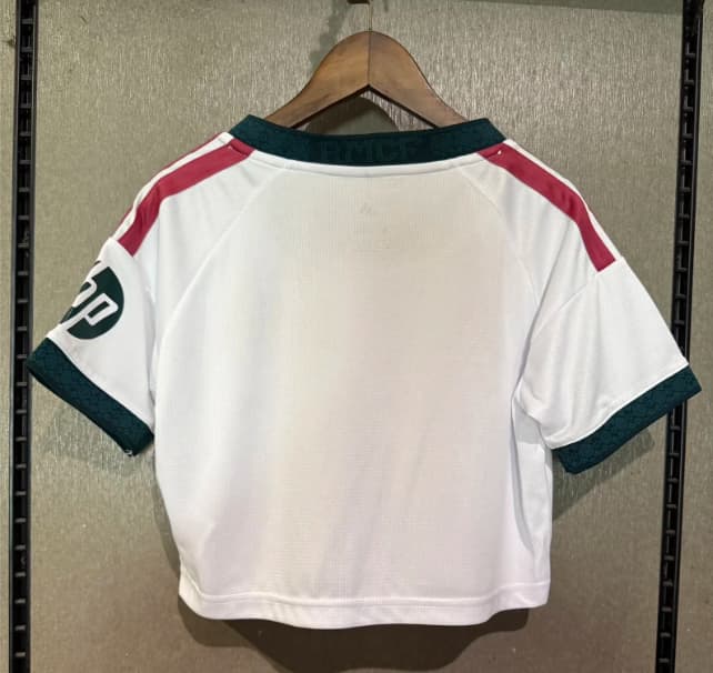 Thailand Quality(AAA) 26/27 Real Madrid Home Women Cropped Soccer Jersey