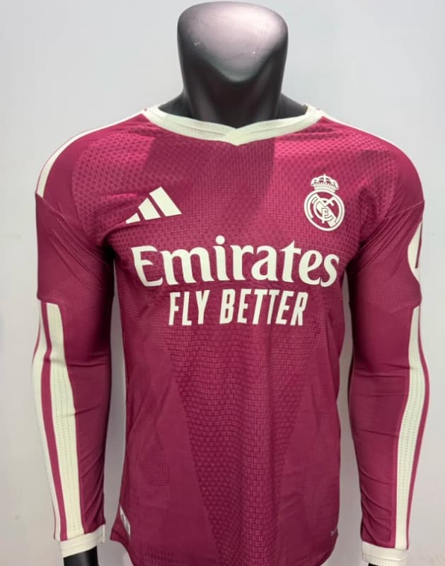 Thailand Quality(AAA) 26/27 Real Madrid Third Long Sleeve Soccer Jersey (Player) Leaked