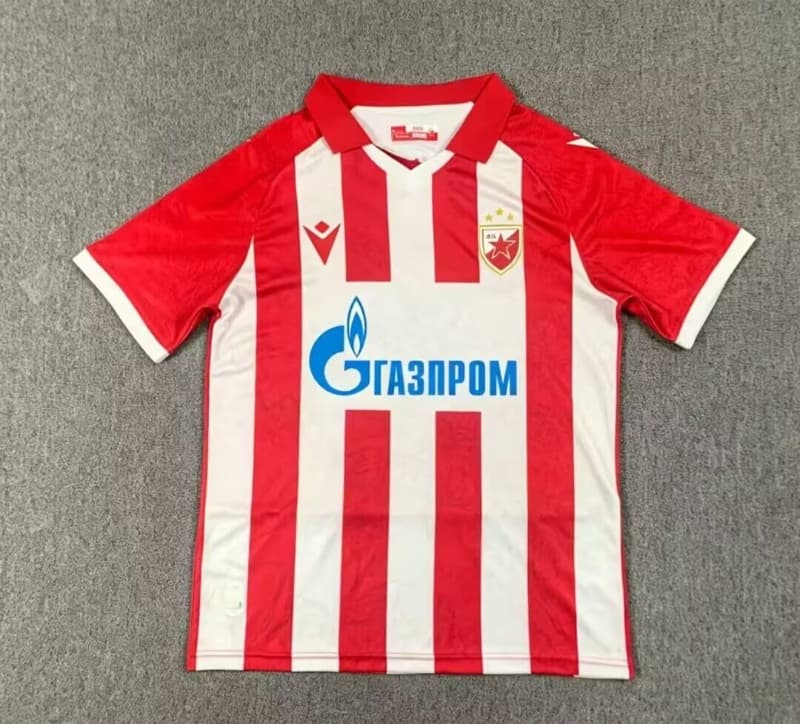 Thailand Quality(AAA) 26/27 Red Star Belgrade Home Soccer Jersey