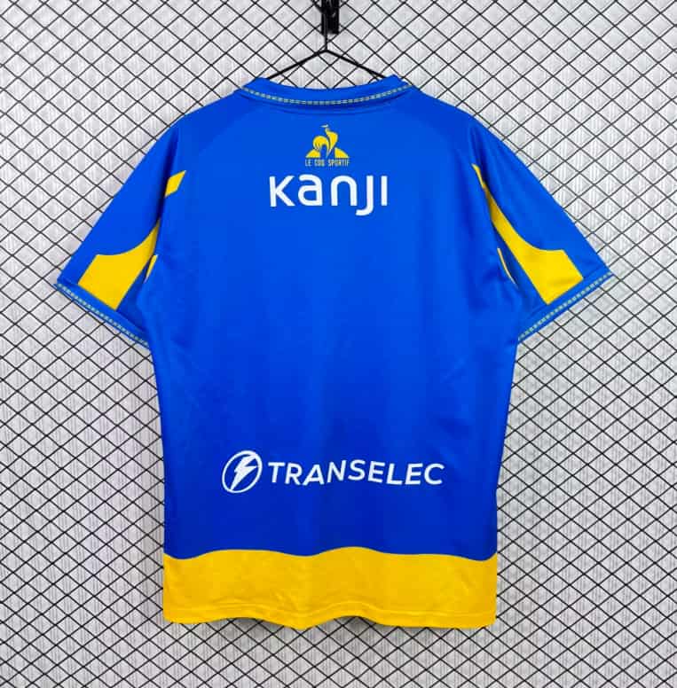 Thailand Quality(AAA) 2026 Rosario Central Home Soccer Jersey