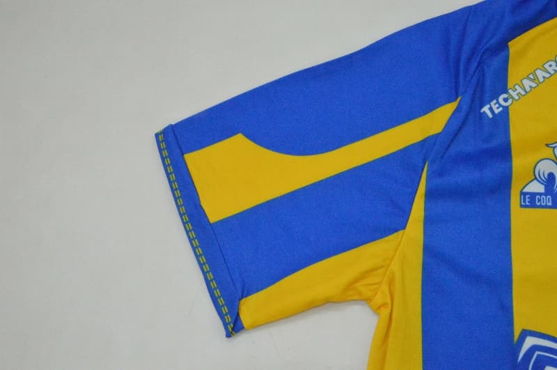 Thailand Quality(AAA) 2026 Rosario Central Home Soccer Jersey