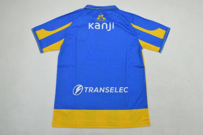 Thailand Quality(AAA) 2026 Rosario Central Home Soccer Jersey