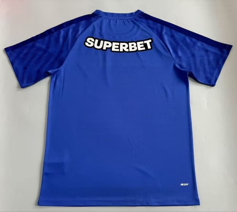 Thailand Quality(AAA) 2026 Sao Paulo Goalkeeper Blue Soccer Jersey
