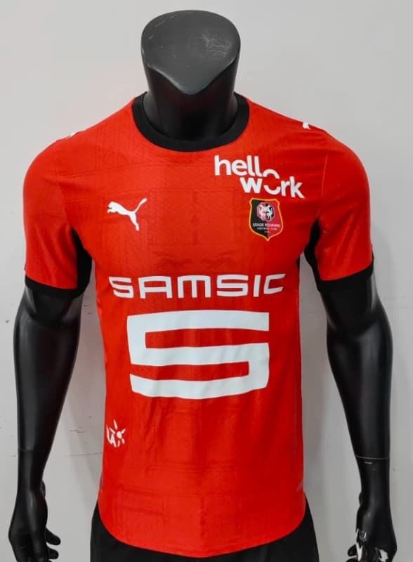 Thailand Quality(AAA) 26/27 Stade Rennais Home Soccer Jersey (Player) Thailand Quality(AAA) 26/27 Stade Rennais Home Soccer Jersey (Player)