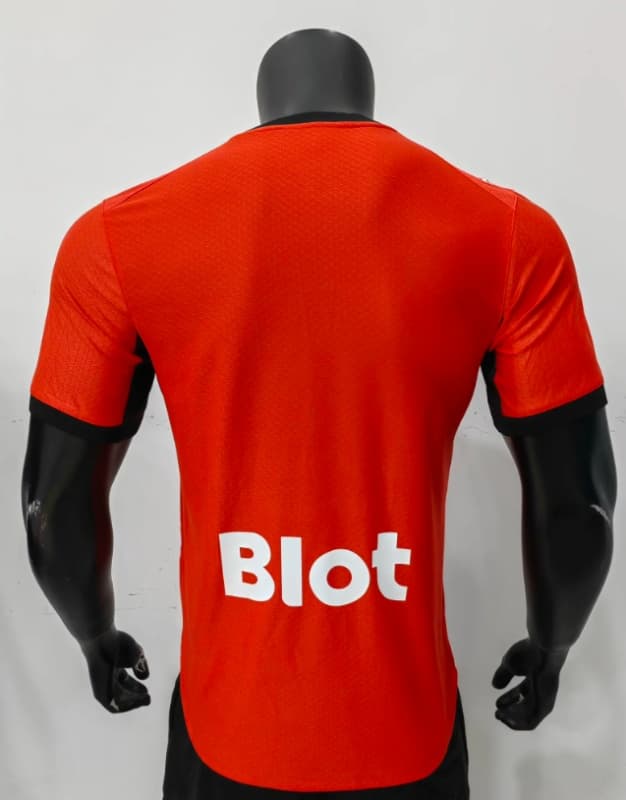 Thailand Quality(AAA) 26/27 Stade Rennais Home Soccer Jersey (Player)