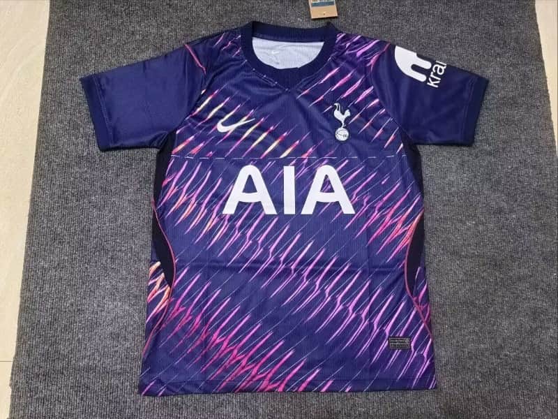 Thailand Quality(AAA) 26/27 Tottenham Hotspur Away Soccer Jersey (Leaked)