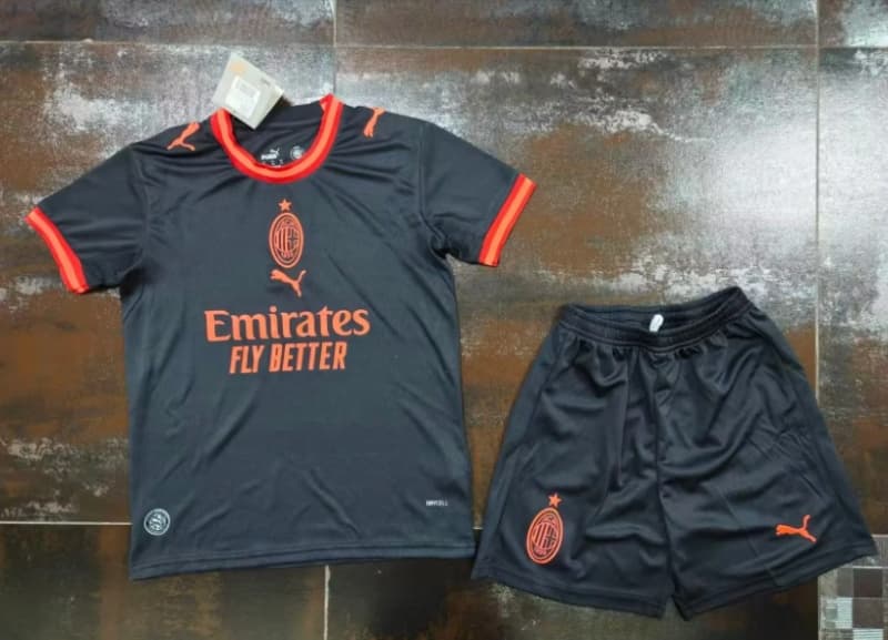 26/27 AC Milan Third Kids Soccer Jersey And Shorts (Leaked) 26/27 AC Milan Third Kids Soccer Jersey And Shorts (Leaked)