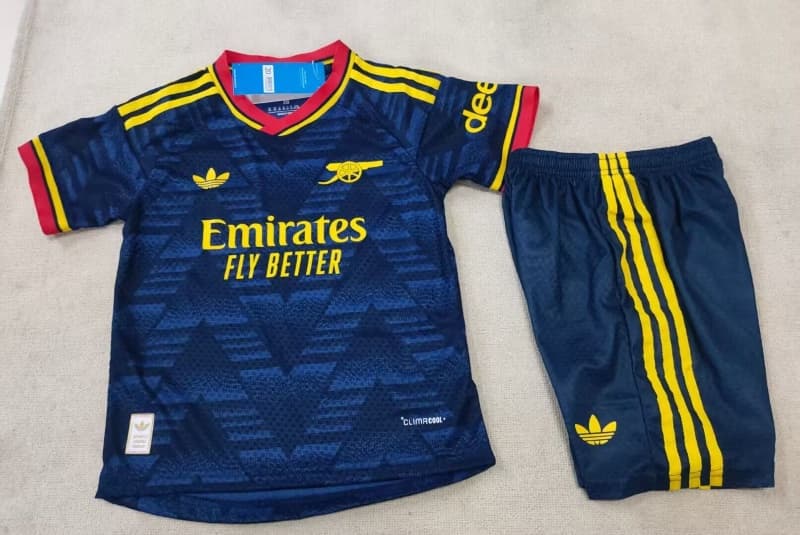 26/27 Arsenal Away Kids Soccer Jersey And Shorts (Player) Leaked 26/27 Arsenal Away Kids Soccer Jersey And Shorts (Player) Leaked