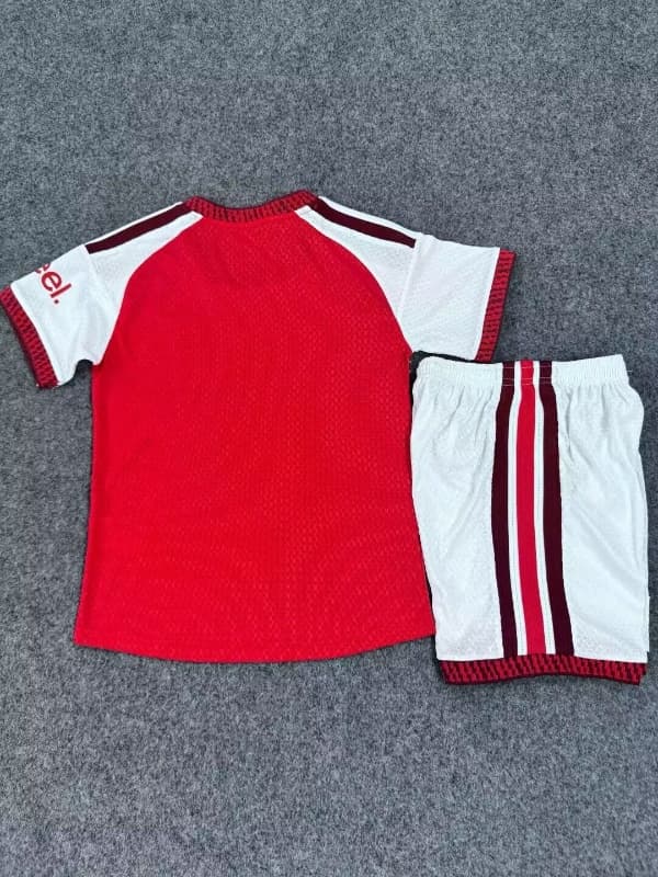 26/27 Arsenal Home Kids Soccer Jersey And Shorts (Player) Leaked