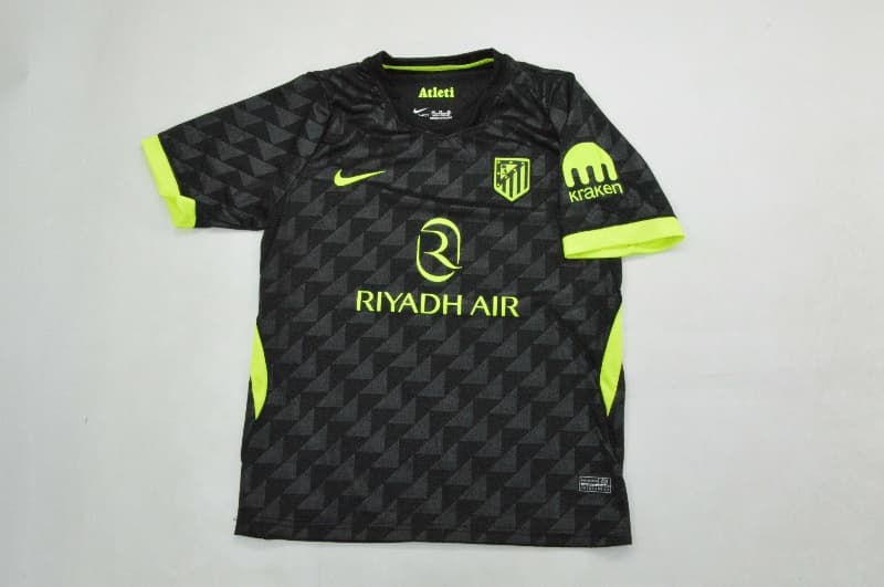 26/27 Atletico Madrid Away Kids Soccer Jersey And Shorts