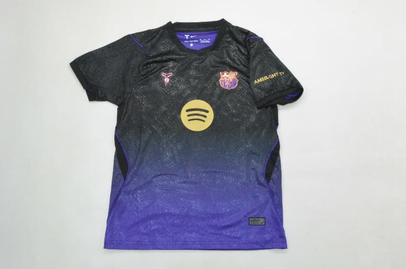 26/27 Barcelona Away Kids Soccer Jersey And Shorts (Leaked)