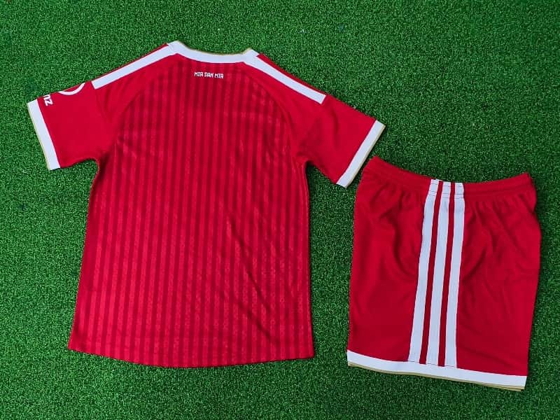 26/27 Bayern Munich Home Kids Soccer Jersey And Shorts (Player) Leaked