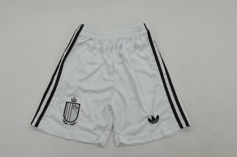 2026 Belgium World Cup Away Kids Soccer Jersey And Shorts
