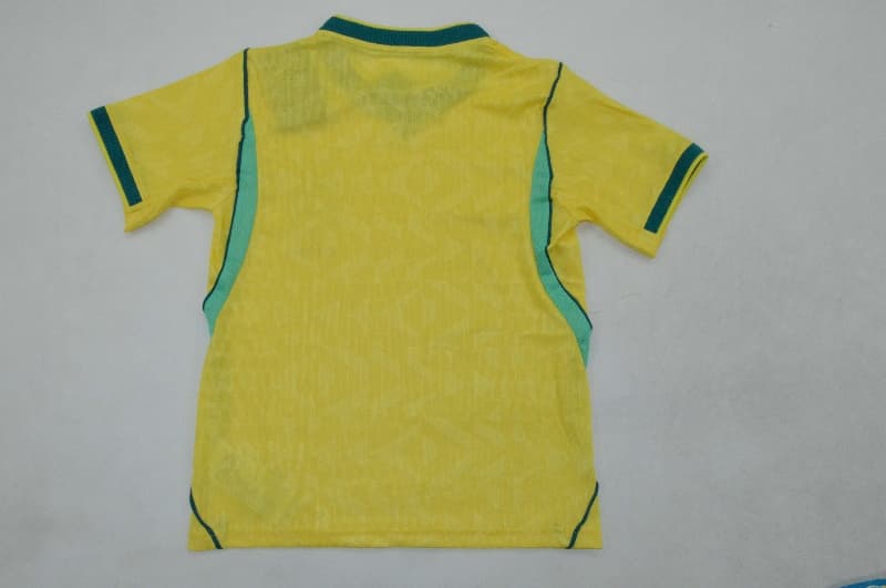 2026 Brazil World Cup Home Kids Soccer Jersey And Shorts (Player)